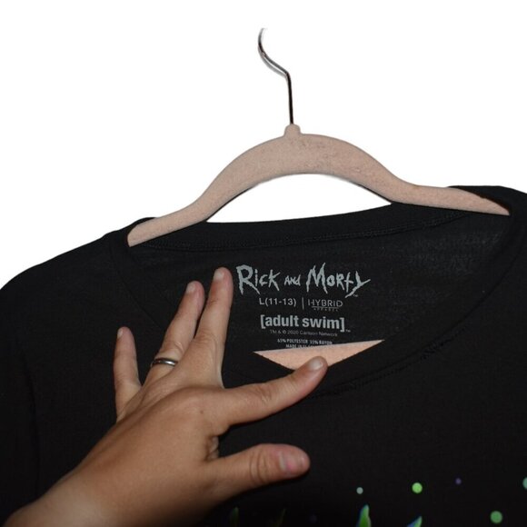 Rick and Morty Tee‎ Adult Swim Shirt Size large 11-13 - Picture 4 of 5
